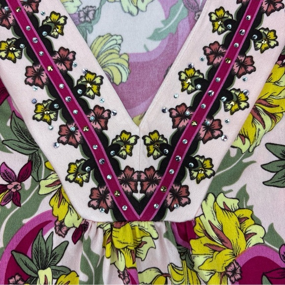 Jm Collection Women's 3/4 Sleeve V-Neck Top Size XXL - Picture 2 of 10